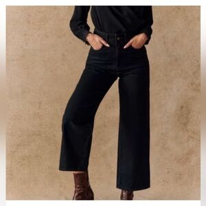 Sézane Le Crop Black